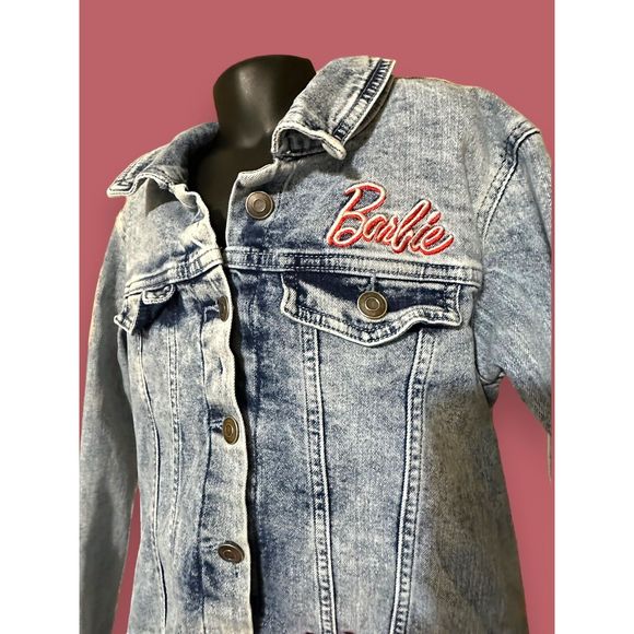 Barbie Jackets & Coats Barbie Jean Denim Jacket Xl Plus Girl